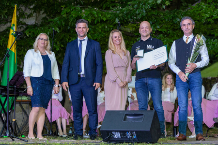 Dramsko društvo Neptun; Danijel Dolinar in Janez Koprivec. Foto: Tine Lisjak